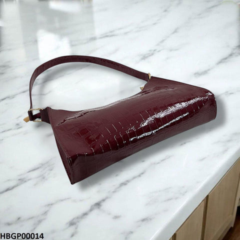 HBGP00014 Crocodile Pattern Armpit Hand Bag - HBGP