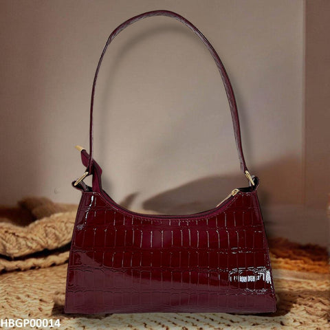 HBGP00014 Crocodile Pattern Armpit Hand Bag - HBGP