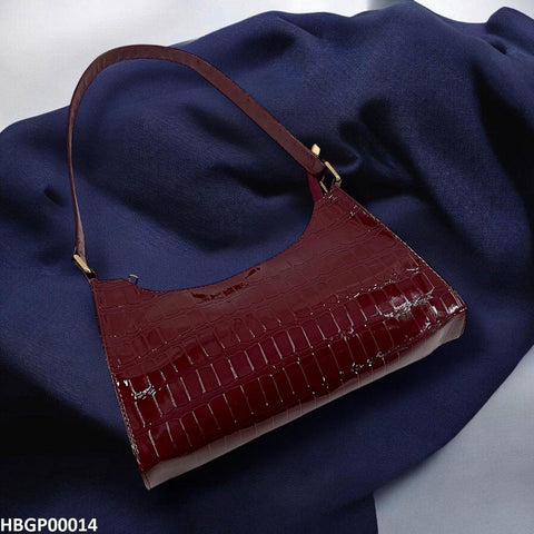 HBGP00014 Crocodile Pattern Armpit Hand Bag - HBGP