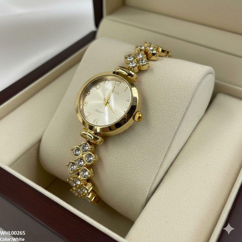 WHL00265 ZWA Round Dazzling Link Watch - WHL
