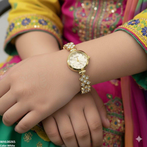 WHL00265 ZWA Round Dazzling Link Watch - WHL