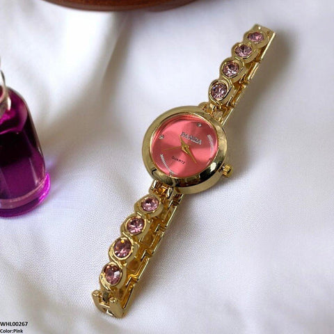 WHL00267 ZWA Rosy Glamour Dial Watch - WHL