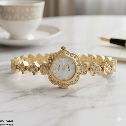 WHL00269 ZWA Flower-Shaped Bezel Watch - WHL