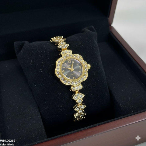 WHL00269 ZWA Flower-Shaped Bezel Watch - WHL