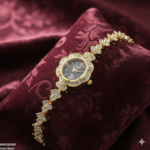 WHL00269 ZWA Flower-Shaped Bezel Watch - WHL