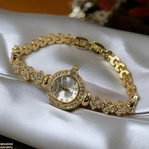 WHL00268 ZWA Rhinestone-Embellished Dial Watch - WHL