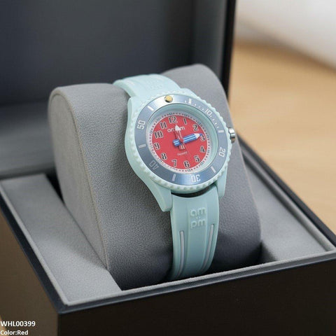 WHL00399 IWA Round Stone Dial Kid's Watch  - WHL