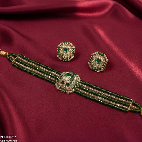 PCKH00252 SDQ Square/Leaf Choker Set - PCKH