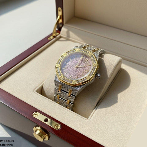 WHL00453 BWS Stone Dial Two Tone Women's Watch - WHL