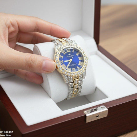 WHL00455 BWS Round Stone Dial Women's Watch - WHL