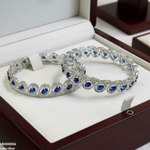 LBH00006 ANI Tear Stone Bangle Set - LBH