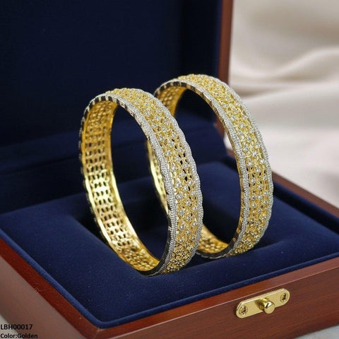 LBH00017 ANI Round Plain Bangles Set - LBH