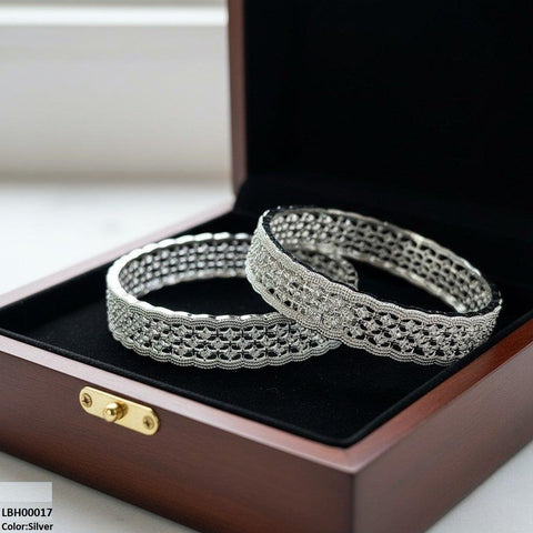 LBH00017 ANI Round Plain Bangles Set - LBH