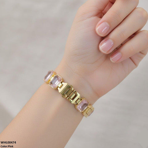 WHL00474 ZWA Round Stones Women's Watch - WHL