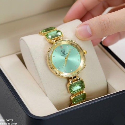 WHL00476 ZWA Round Dial Chain Women's Watch - WHL