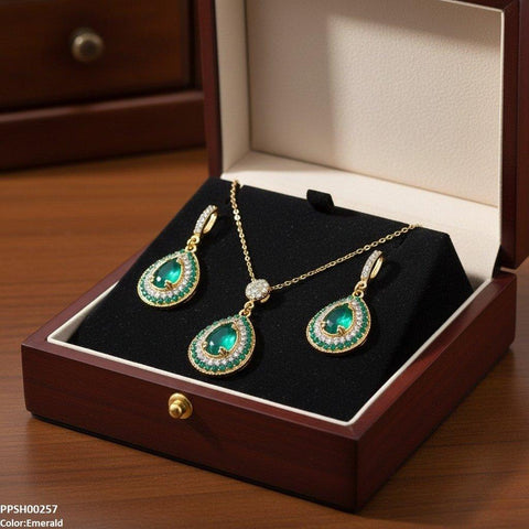 PPSH00257 MZM Tear Drop Pedant Set - PPSH