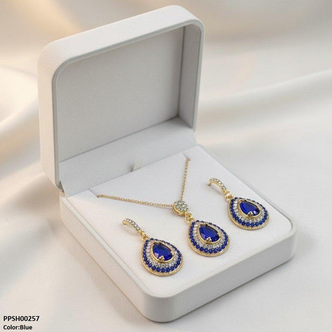 PPSH00257 MZM Tear Drop Pedant Set - PPSH