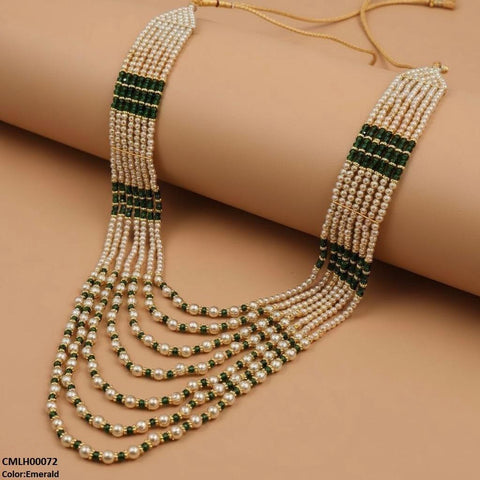 CMLH00072 SDQ Pearl 7 Layered Mala - CMLH