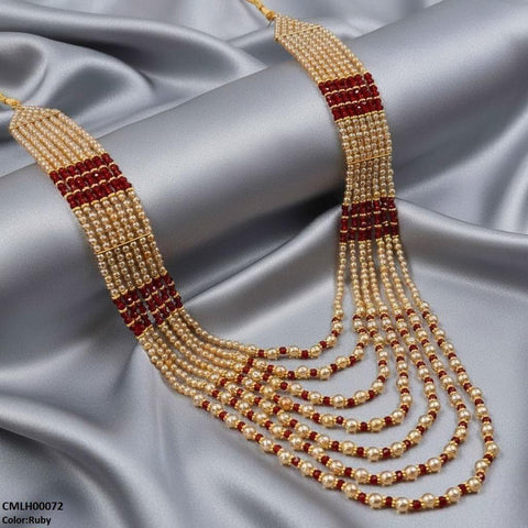 CMLH00072 SDQ Pearl 7 Layered Mala - CMLH