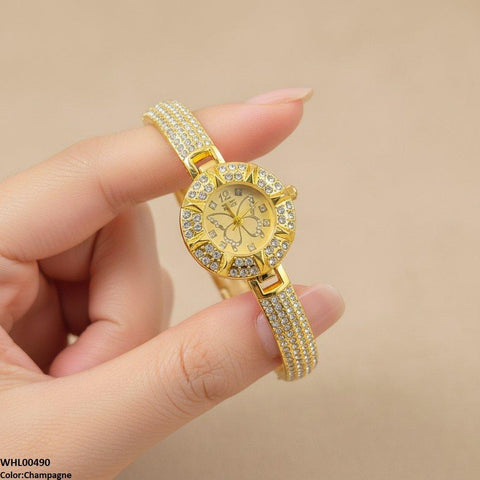 WHL00490 IWA Butterfly Dial Women Watch - WHL