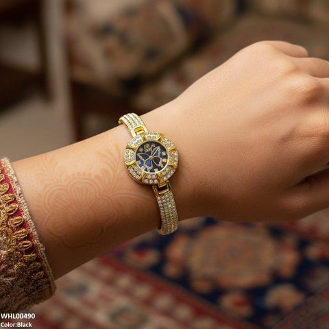 WHL00490 IWA Butterfly Dial Women Watch - WHL