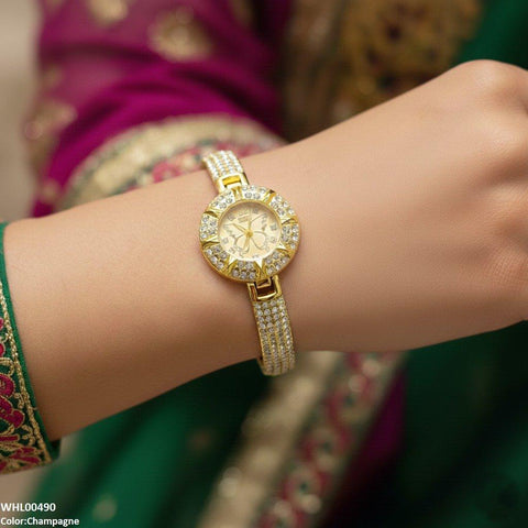 WHL00490 IWA Butterfly Dial Women Watch - WHL