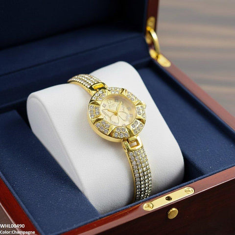 WHL00490 IWA Butterfly Dial Women Watch - WHL