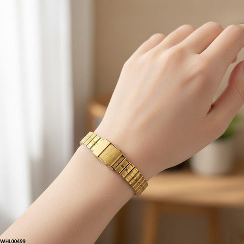 WHL00499 IWA Rectangle Bezel Dial Couple Watch - WHL