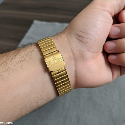 WHL00499 IWA Rectangle Bezel Dial Couple Watch - WHL