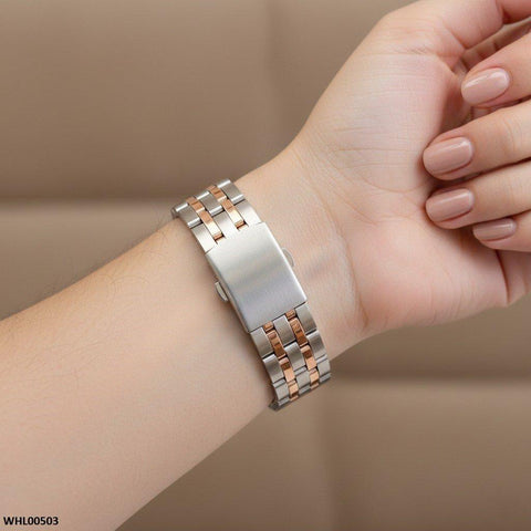 WHL00503  IWA Round Stone Dial Watch - WHL