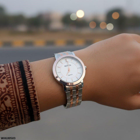 WHL00503  IWA Round Stone Dial Watch - WHL