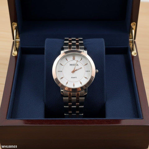 WHL00503  IWA Round Stone Dial Watch - WHL