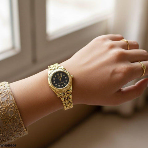 WHL00504 IWA Round Stone Dial Watch - WHL