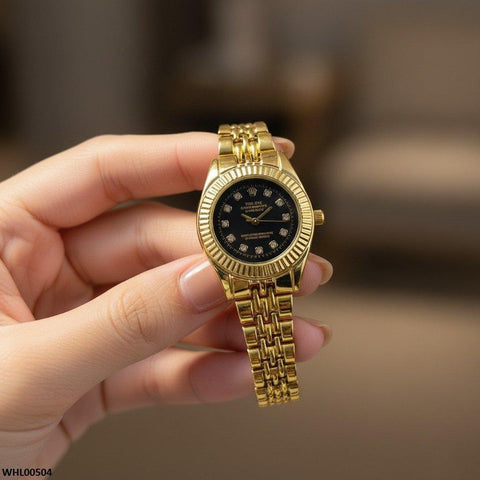 WHL00504 IWA Round Stone Dial Watch - WHL