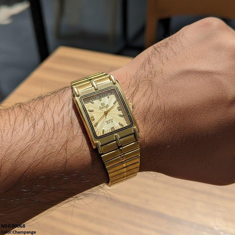 MHL00068 IWA Rectangle Dial Men's Watch - MHL