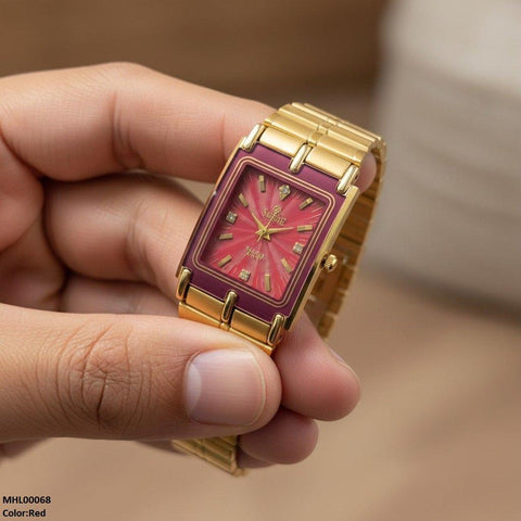 MHL00068 IWA Rectangle Dial Men's Watch - MHL