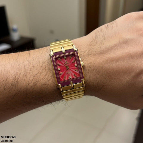 MHL00068 IWA Rectangle Dial Men's Watch - MHL