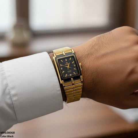 MHL00068 IWA Rectangle Dial Men's Watch - MHL