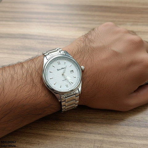 MHL00067 IWA Round Black Dial Men's Watch - MHL