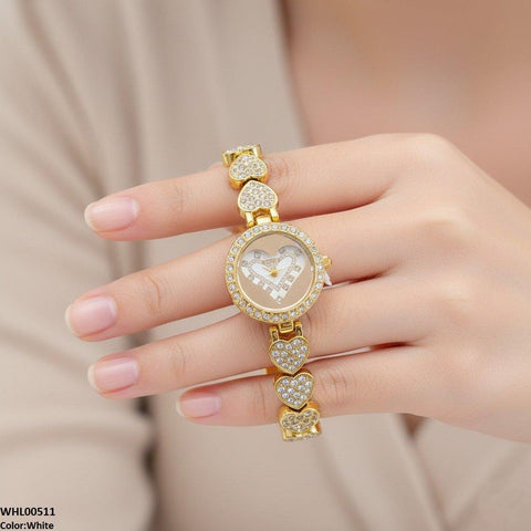 WHL00511 IWA Round Heart Women's Watch - WHL