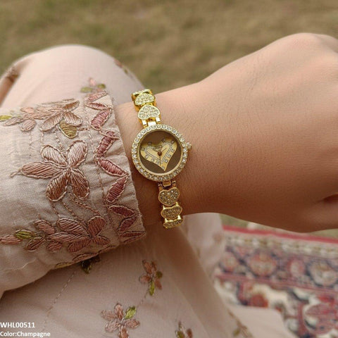 WHL00511 IWA Round Heart Women's Watch - WHL
