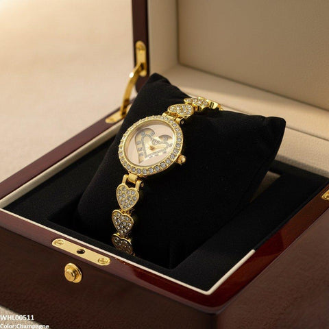 WHL00511 IWA Round Heart Women's Watch - WHL