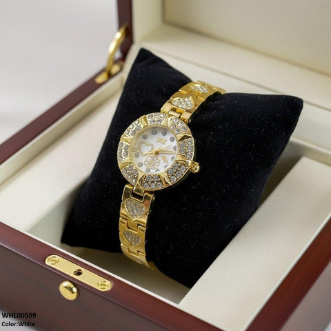WHL00509 IWA Round Heart/Flower Dial Women's Watch - WHL