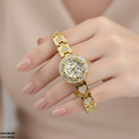 WHL00509 IWA Round Heart/Flower Dial Women's Watch - WHL