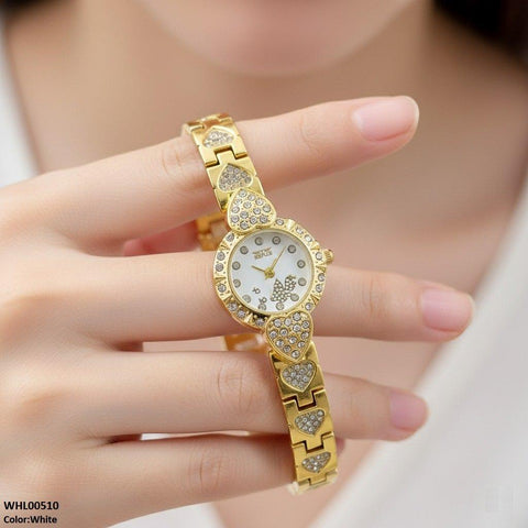 WHL00510 IWA Round Heart Bracelet Women's Watch - WHL
