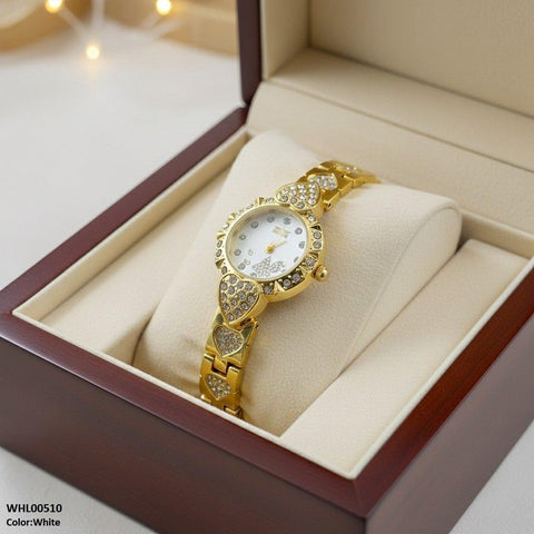 WHL00510 IWA Round Heart Bracelet Women's Watch - WHL