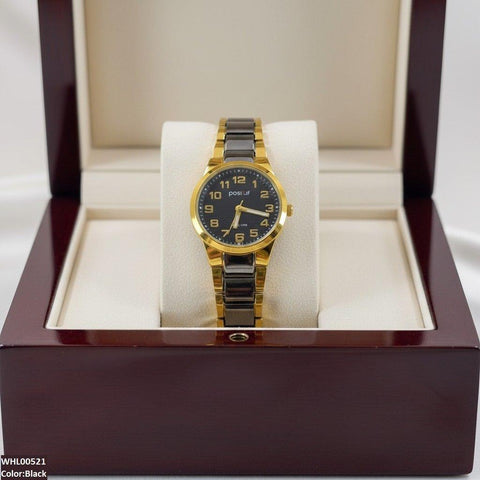 WHL00521 IWA Round Number's Dial Women's Watch - WHL