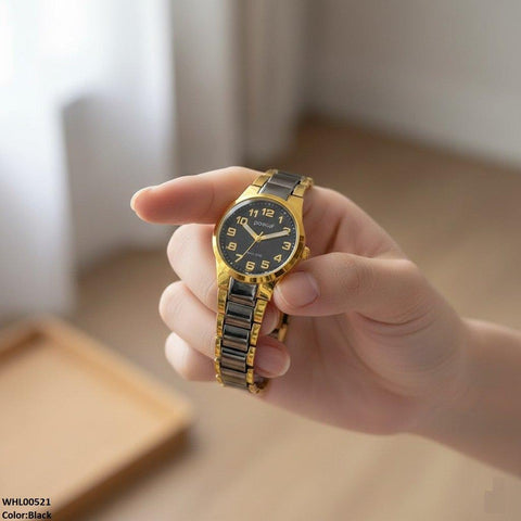 WHL00521 IWA Round Number's Dial Women's Watch - WHL