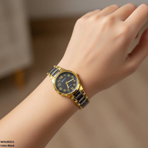 WHL00521 IWA Round Number's Dial Women's Watch - WHL