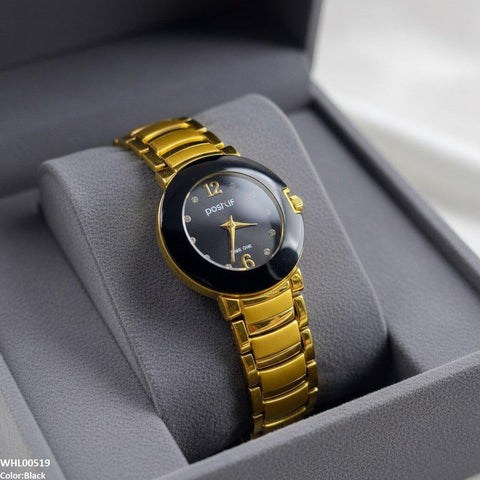 WHL00519 IWA Round Black Bezel Women's Watch - WHL